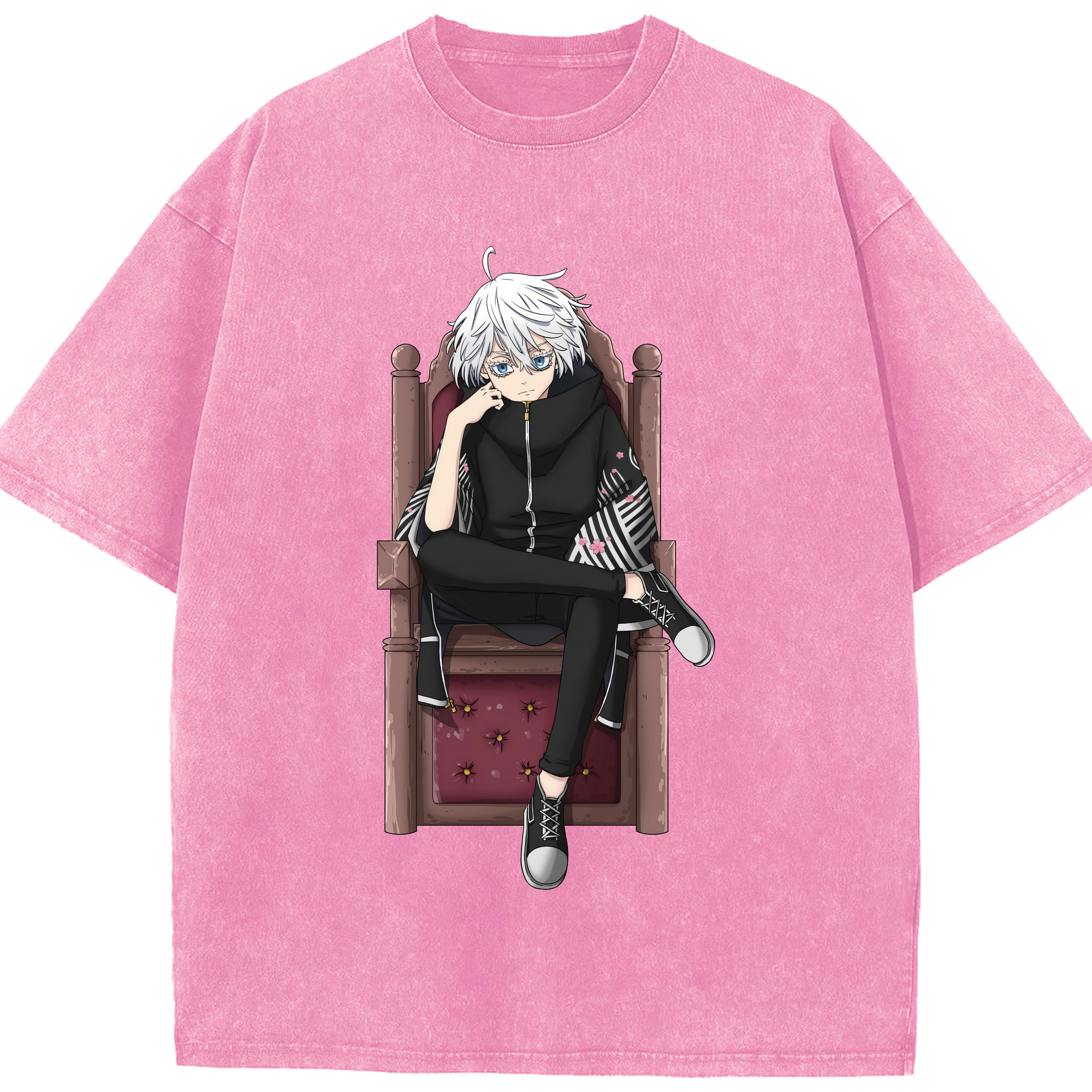 （画像用） 東京リベンジャーズ Tokyo Revengers 綿100% ヴィンテージ風 半袖Tシャツ（フロントプリント）